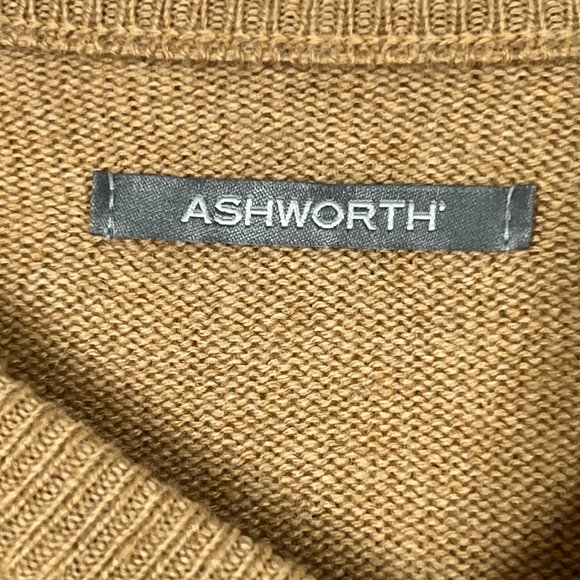 TaylorMade Golf Cashmere V-Neck Sweater XL Long Scotland - Picture 5 of 10